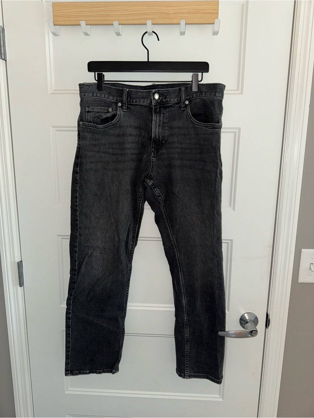 Calvin Klein Jeans Men's Black Straight Jeans